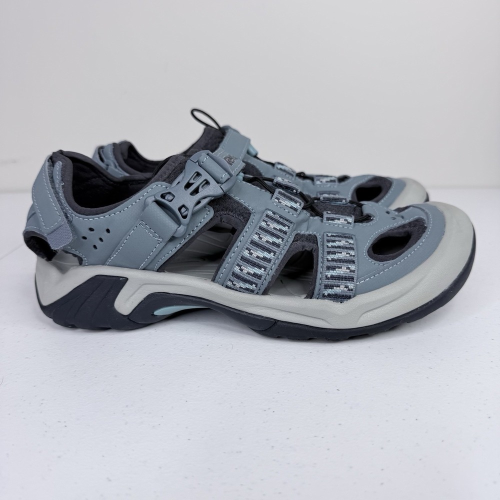 Teva Women's Blue And Gray Omnium sport sandals Size 10
